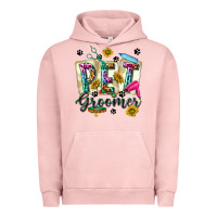 Pigment Salmon Western Pet Groomer Urban Hoodie - texasbilliewilder
