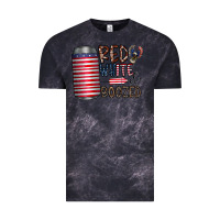 Cloud Black red white  boozed Vintage Tee - CowhideDigitalArt
