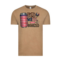 Vintage Coffee red white  boozed Vintage Tee - CowhideDigitalArt