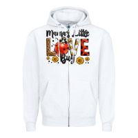 White mama's little love bug Zipper Hoodie - LillyAllenDesigns