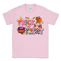Bubblegum Pink trıck or treat Classic Tee - AdoDesignShop