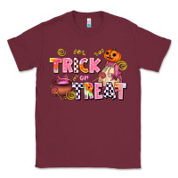 Burgundy trıck or treat Classic Tee - AdoDesignShop