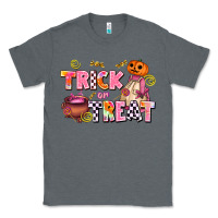 Charcoal Heather trıck or treat Classic Tee - AdoDesignShop