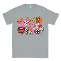 Heather Grey trıck or treat Classic Tee - AdoDesignShop