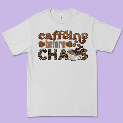 Caffeine Before Chaos Premium Tee Designed By Barkaloodesign