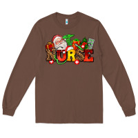 Chestnut nurse with Christmas Long Sleeve Tee - AdoDesignShop