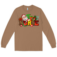 Toasted Coconut nurse with Christmas Long Sleeve Tee - AdoDesignShop