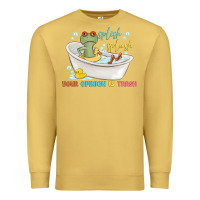 Antique Gold splash splash your opinion is trash Premium Sweatshirt - MaliasSmallBusiness