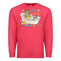 Cardinal splash splash your opinion is trash Premium Sweatshirt - MaliasSmallBusiness