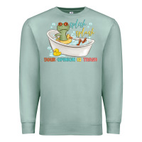Seafoam splash splash your opinion is trash Premium Sweatshirt - MaliasSmallBusiness