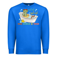 True Royal splash splash your opinion is trash Premium Sweatshirt - MaliasSmallBusiness