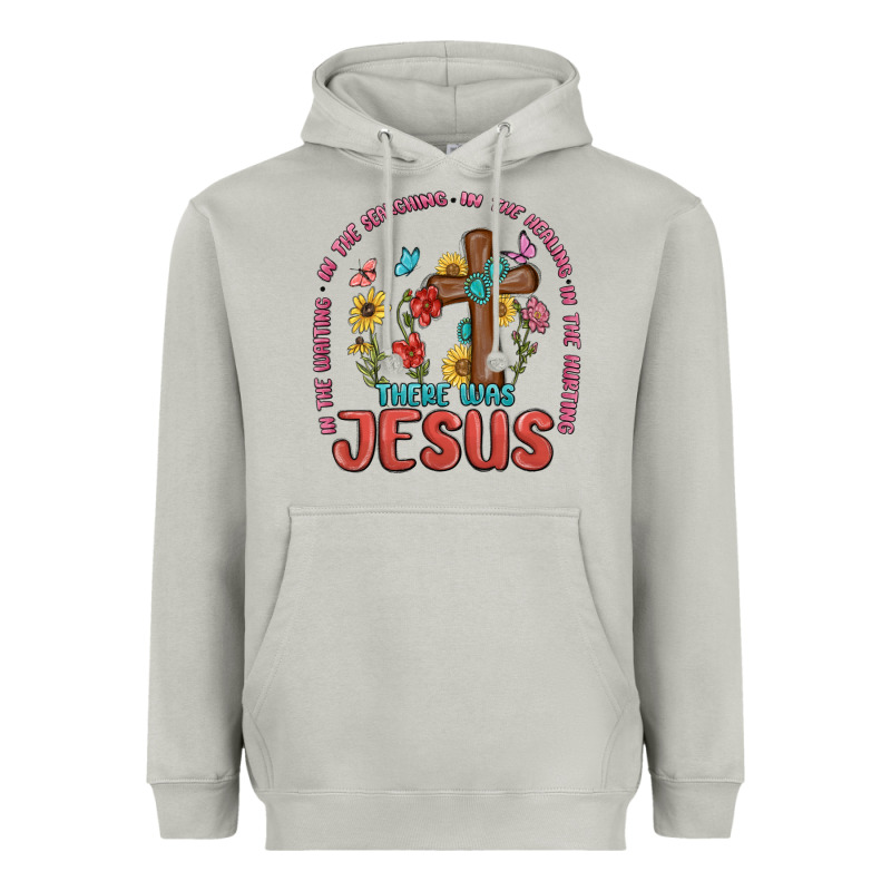 In The Waiting There Was Jesus Heavyweight Hoodie by MaliasSmallBusiness | Teevron
