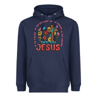 Navy in the waiting there was jesus Heavyweight Hoodie - MaliasSmallBusiness