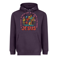 Plum in the waiting there was jesus Heavyweight Hoodie - MaliasSmallBusiness