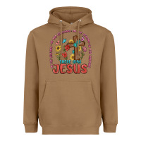 Toasted Coconut in the waiting there was jesus Heavyweight Hoodie - MaliasSmallBusiness