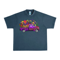 Midnight Navy mardi gras truck Urban Heavy Tee - FaDigitalArtStudio