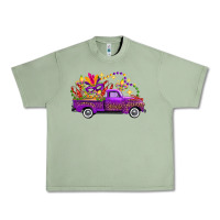 Oil Green mardi gras truck Urban Heavy Tee - FaDigitalArtStudio