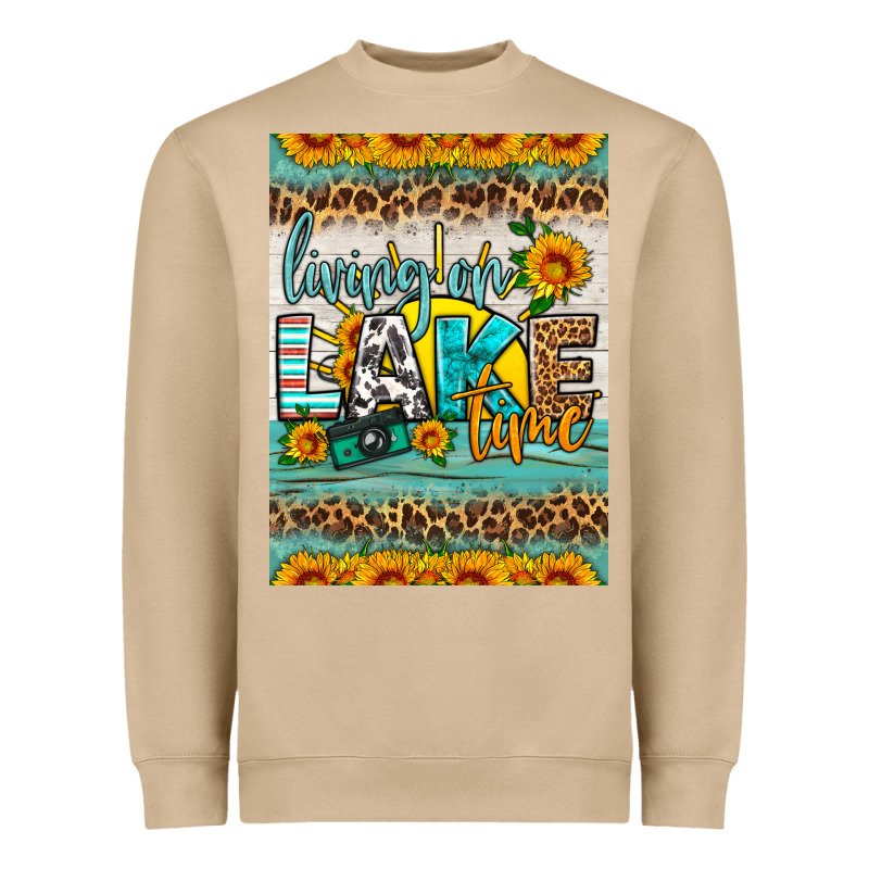 Living On Lake Time Air Freshener Heavyweight Sweatshirt by HRA Design Shop | Teevron
