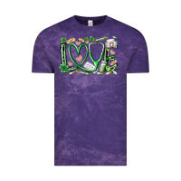 Cloud Purple st.patricks love nurse Vintage Tee - RacoonDesign