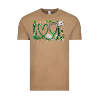 Vintage Coffee st.patricks love nurse Vintage Tee - RacoonDesign