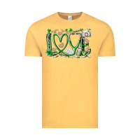 Vintage Mustard st.patricks love nurse Vintage Tee - RacoonDesign