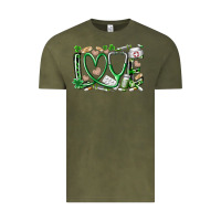 Vintage Olive st.patricks love nurse Vintage Tee - RacoonDesign
