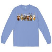 Colony Blue skeleton coffee cups Long Sleeve Tee - Jasminsmagicworld