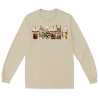 Mushroom skeleton coffee cups Long Sleeve Tee - Jasminsmagicworld