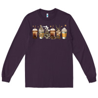Plum skeleton coffee cups Long Sleeve Tee - Jasminsmagicworld