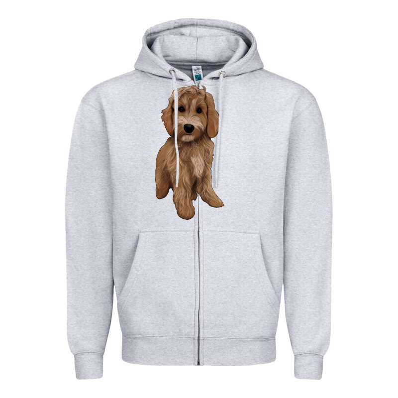 Maltipoo Zipper Hoodie by BarkalooDesign | Teevron