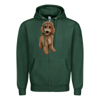 Sports Green maltipoo Zipper Hoodie - BarkalooDesign