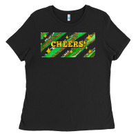 Black leopar and cowhide with cheers Ladies Tee - AdoDesignShop