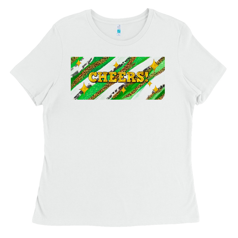 Leopar And Cowhide With Cheers Ladies Tee by AdoDesignShop | Teevron