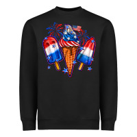 Black 4th of July ice creams Heavyweight Sweatshirt - Neo Western