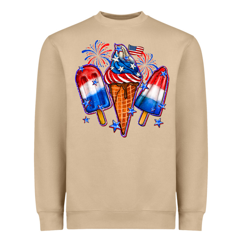4th Of July Ice Creams Heavyweight Sweatshirt by Neo Western | Teevron