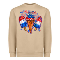 Mushroom 4th of July ice creams Heavyweight Sweatshirt - Neo Western