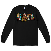 Black noel Long Sleeve Tee - JahusDesignShop