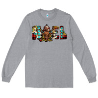 Heather Grey noel Long Sleeve Tee - JahusDesignShop
