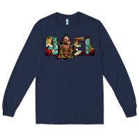 Navy noel Long Sleeve Tee - JahusDesignShop