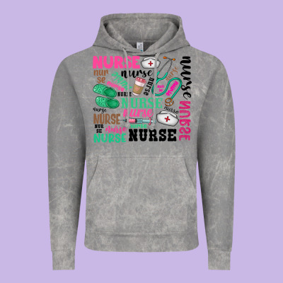 Nurse Vintage Hoodie Designed By Zillion Design Studio