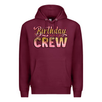 Burgundy birthday crew Premium Hoodie - Artiststas