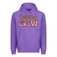 Purple birthday crew Premium Hoodie - Artiststas