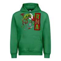 Emerald Christmas Character Urban Hoodie - NancyCooperArtShop