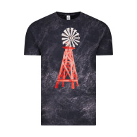 Cloud Black windmill fa element Vintage Tee - FaDigitalArtStudio