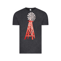Vintage Black windmill fa element Vintage Tee - FaDigitalArtStudio