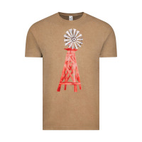Vintage Coffee windmill fa element Vintage Tee - FaDigitalArtStudio