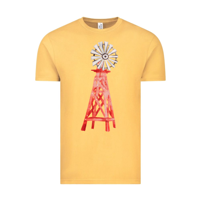 Windmill Fa Element Vintage Tee by FaDigitalArtStudio | Teevron