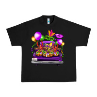 Black mardi gras farm truck Urban Heavy Tee - FaDigitalArtStudio