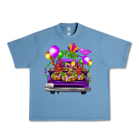 Pebble Blue mardi gras farm truck Urban Heavy Tee - FaDigitalArtStudio