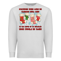 Dove Grey stockings were hung by chimney Premium Sweatshirt - MaliasSmallBusiness